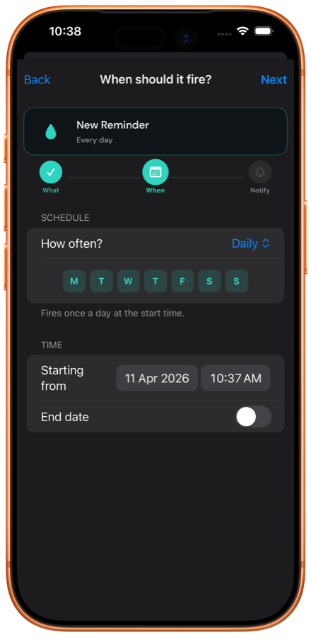 Step 2: Schedule it